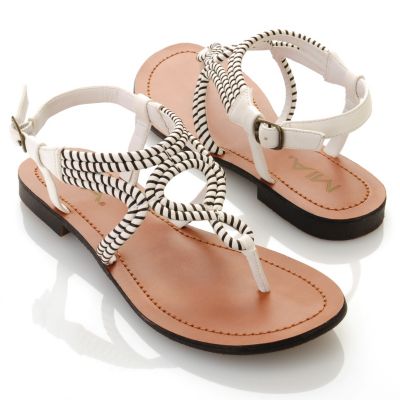 712-745 - MIA "Emeline" Twist Detailed Thong Sandals