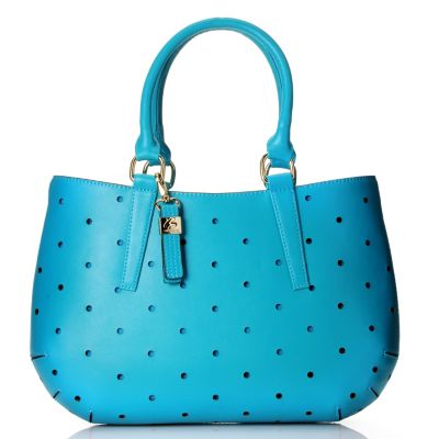 713-026 - Buxton&reg; Leather "Gabriella" Convertible Drawstring Satchel
