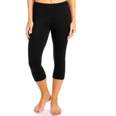 713-271 - Pant-O-Rama Stretch Knit Control Top Pull-on Capri Pants