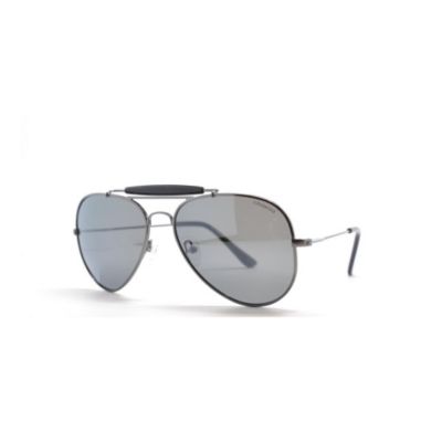 713-661 - Polaroid Unisex Gunmetal Polarized Designer Sunglasses