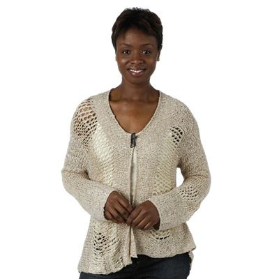 Curio Patchwork Tape Yarn Cardigan Sweater