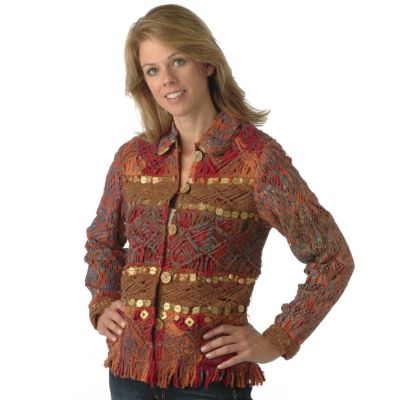Sandy Starkman Gold Sequins Jacket