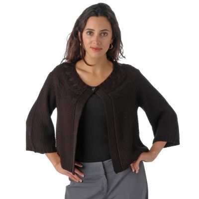 WDNY Cable Knit Swing  by famous designer