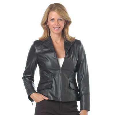 Pamela McCoy "La Moda" Lamb Leather Jacket