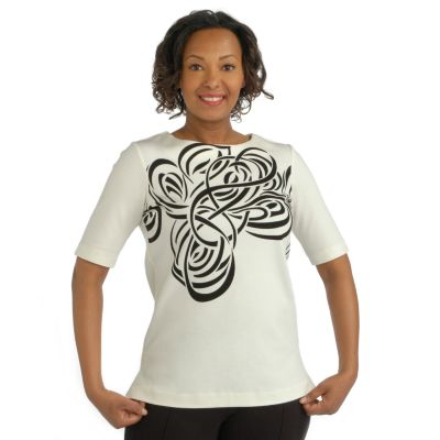 WD.NY Ponte Knit Tribal Tunic