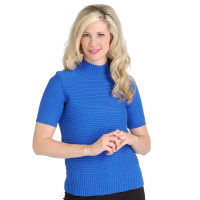 Henry New York Short Sleeve Mock Neck Shell