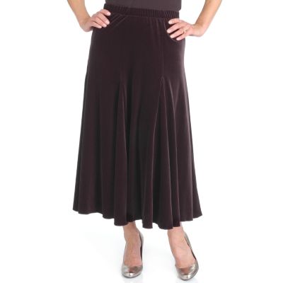 Henry New York Velvet Pull-on Skirt