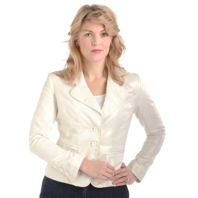 Clara S. Metallic Tailback Blazer