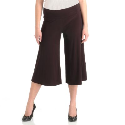 Clara S. Tie Detail Wide Leg Cropped Pants