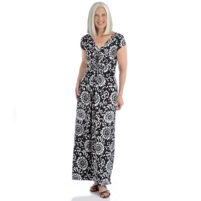 Briolette Printed Maxi Dress