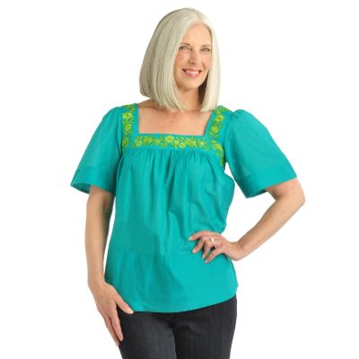 RICH TURQUOISE / PARROT GREEN