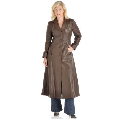 A17689 - Pamela McCoy "Dubai" Lamb Leather Walker Jacket