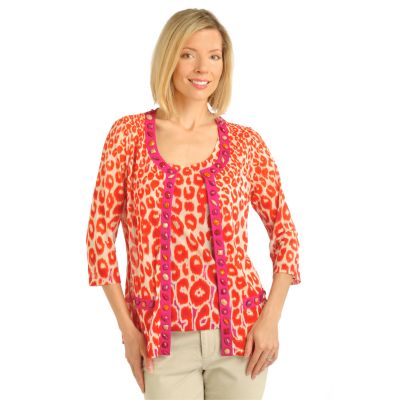 Berek "Hue Spots" Mesh Twin Set