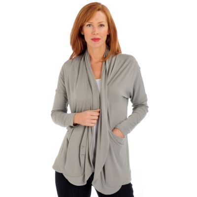 A17948 - Kim Parrish Collection Drape Front Cardigan