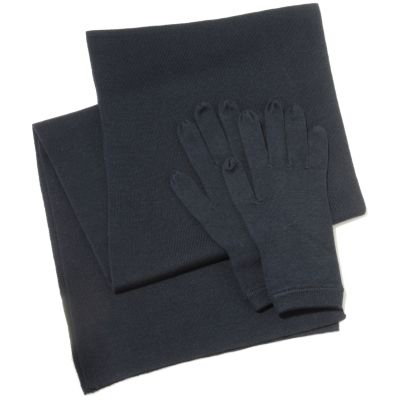 A18176 - Cedric's Women's Knit Scarf & Gloves Set