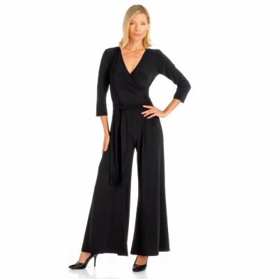 A18196 - aDRESSing WOMAN Wrap Top Jumpsuit