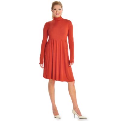 A18280 - Suzanne Somers Turtleneck Dress