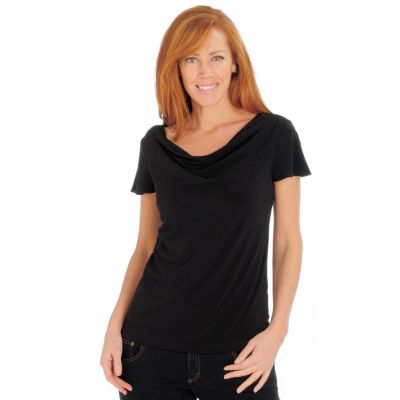 A18321 - Landers STAR Collection Drape Neck Jersey Top