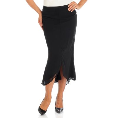 A18399 - aDRESSing WOMAN Chiffon Fishtail Skirt
