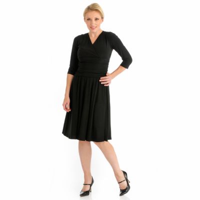 A18401 - aDRESSing WOMAN Tummy Control 3/4 Sleeve Dress