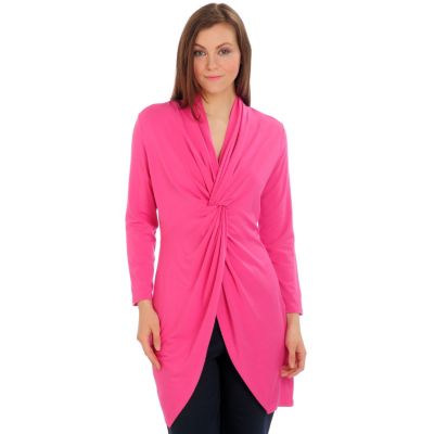 A18657 - Encore by Daniel Kiviat Caress Knit Twist Tunic