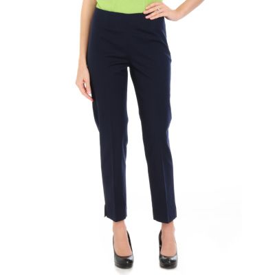 A18844 - Adrienne Vittadini Side Zip Straight Leg Capri Pants