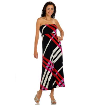 A19018 - aDRESSing WOMAN Printed Convertible Skirt / Strapless Dress