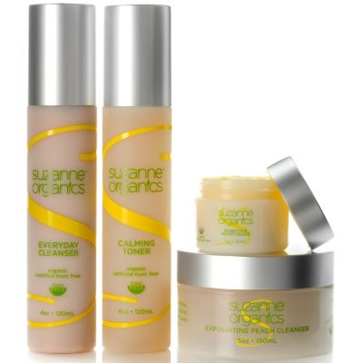 C36236 - Suzanne Somers Organics Four Piece Skincare Collection
