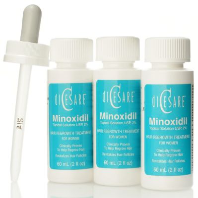 Michael diCesare 2% Minoxidil Hair ReGrowth Treatment for Women Trio