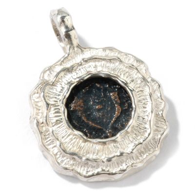 Widow's Mite Sterling Silver Handwork Pendant