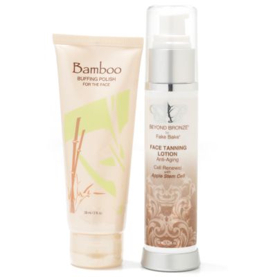 C75063 - Beyond Bronze Face Tanner w/ Bamboo Scrub