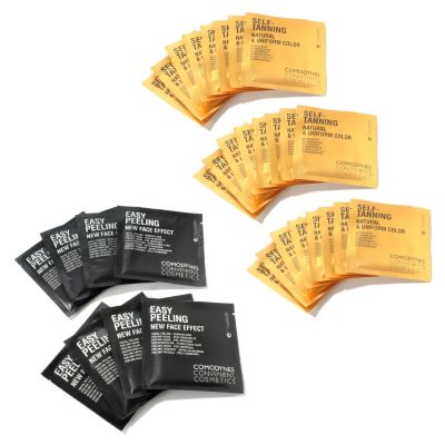 C78068 - Comodynes 24 Pack Self Tanning Sheets w/ Eight Exfoliating Sheets 