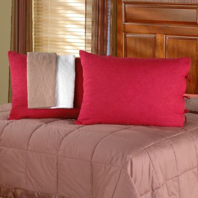 Quilted Cotton Pillow Sham Pair