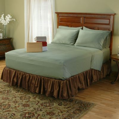 580TC Striped Six-Piece Egyptian Cotton Sheet Set
