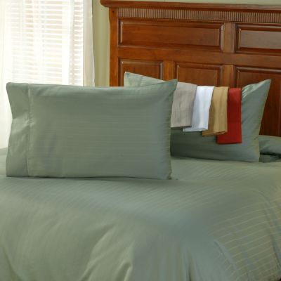 580TC Striped Egyptian Cotton Extra Pillowcase Pair