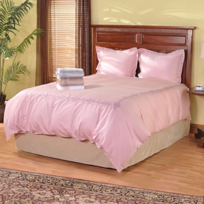 Grand Suites 600TC Embroidered Egyptian Cotton Three-Piece Duvet Set