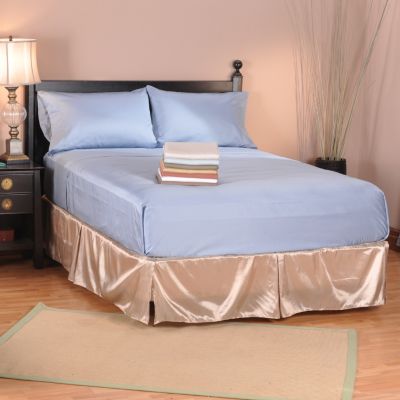 Dream Oaks 500TC 4-Piece Wrinkle-Free Cotton Sateen Sheet Set