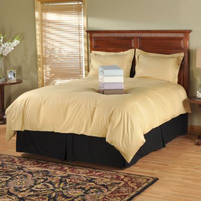 Dream Oaks 500TC Supima® Cotton Striped Duvet & Pillow Sham Set