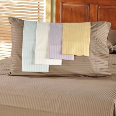 Dream Oaks 500TC Supima® Cotton Striped Extra Pillowcase Pair