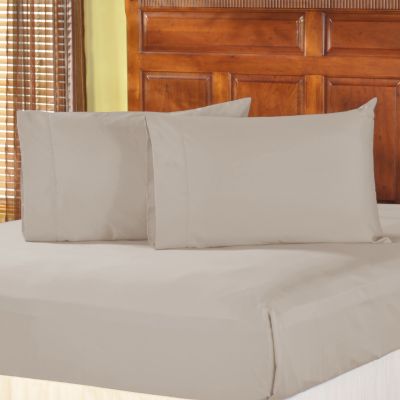 Grand Suites 800TC Egyptian Cotton Solid Sateen Pillowcase Pair
