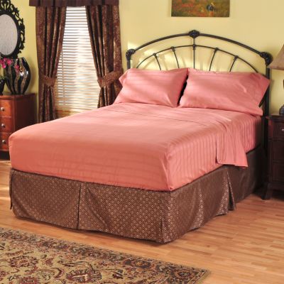 Dream Oaks 400TC Cotton 4-Piece Tonal Plaid Sheet Set