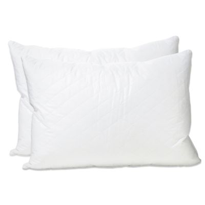 Dream Oaks 233TC Cotton Quilted Feather & Down Pillow Pair