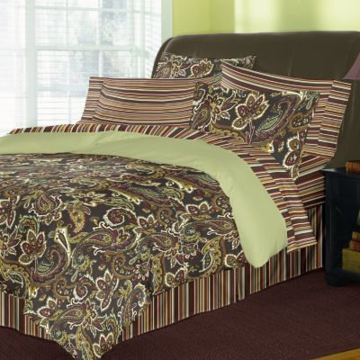 Dream Oaks "Cortland" 7-Piece Duvet & 300TC Cotton Sheet Set