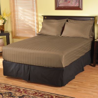 Grand Suites 700TC Supima® Cotton Dobby Weave 6-Piece Striped Sheet Set