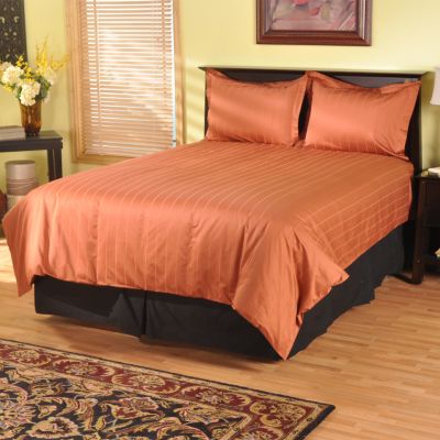 Grand Suites 700TC Supima® Cotton Dobby Weave Stripe Duvet Set