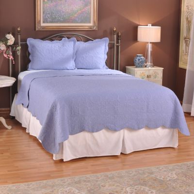 "Sterling" Three-Piece Reversible Quilt & Sham Set