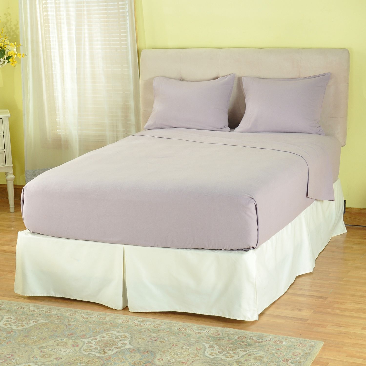 Dream Oaks Cotton Rayon Bamboo Flannel Sheet Set Queen eBay