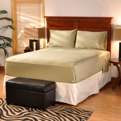 G13495 - Dream Oaks 750TC Egyptian Cotton Solid Sateen Sheet Set
