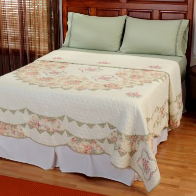 North Shore™ Collectible Quilts "Laura" Limited Edition Bedspread - King Size