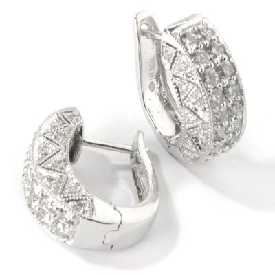 14K White Gold 1.50ct Diamond Earrings
